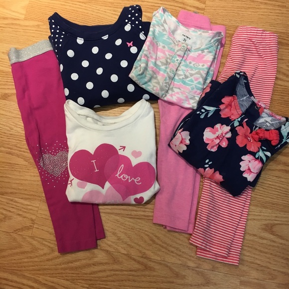 2t Carters Bundle with Valentine’s Day Outfit - Picture 1 of 8